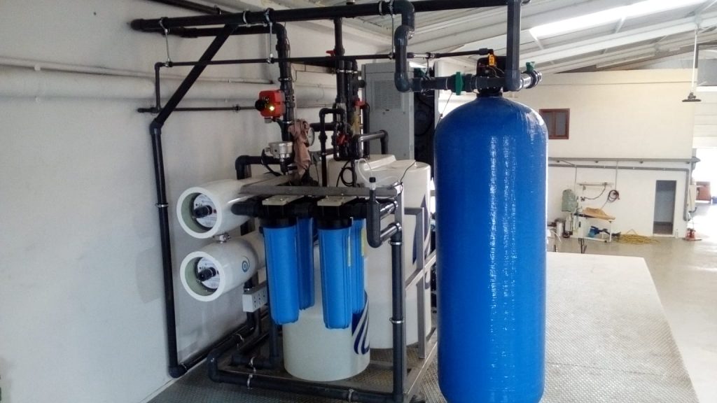 Recuperación de agua de mar