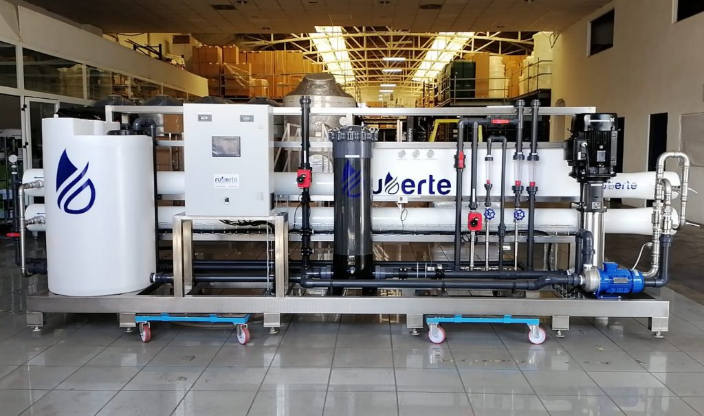 Ósmosis inversa en una industria de materiales de construcción