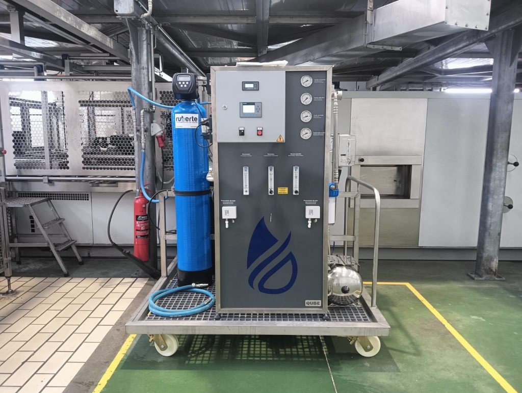 planta para la producción de agua osmotizada