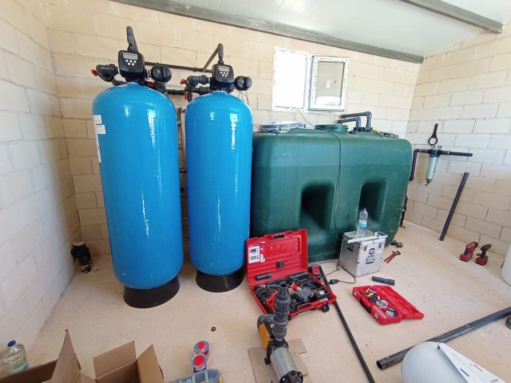 Planta de potabilización de agua de pozo soria