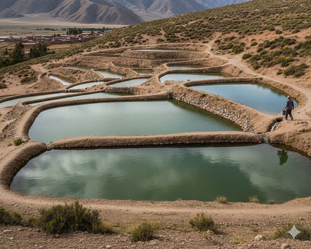 Captaciones de agua según la zona
