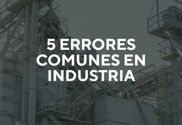 errores más comunes en el tratamiento del agua industrial