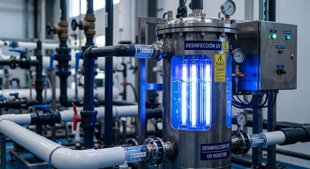 Desinfección UV del agua