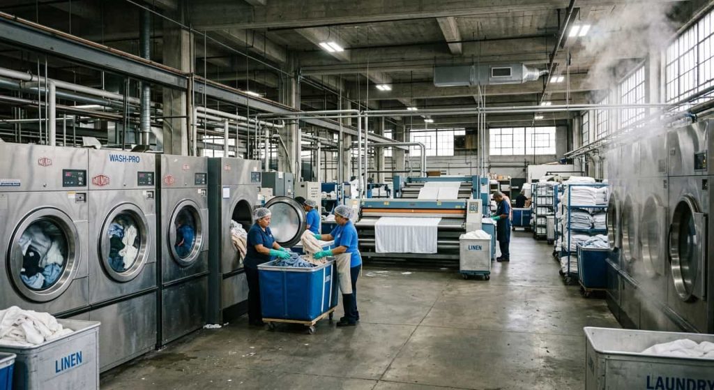 tratamiento de agua en lavanderías industriales